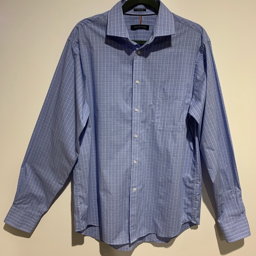 Tommy Hilfiger long sleeve button down dress shirt